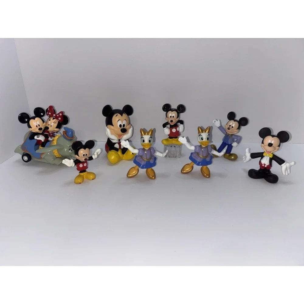 Mixed‎ Lot Of 8 Mickey And Friends Figures Vintage- Present Day cake TOPPER